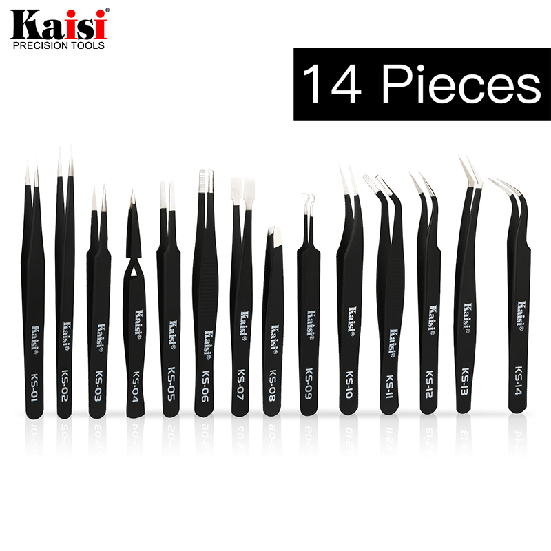 Electronics Repair Center - 14 Buah Set Pinset ESD Pinset